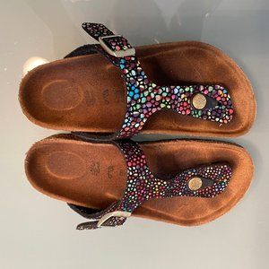 Girls Birkenstock - Gizeh  - Confetti Black